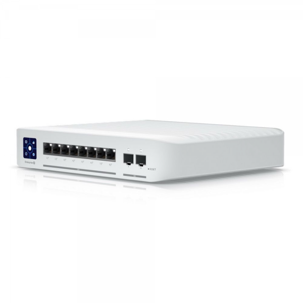 Коммутатор Ubiquiti UniFi Switch Enterprise 8 PoE |USW-Enterprise-8-PoE| Ubiquiti PoE-коммутатор в стойку, 8х 2.5G |USW-Enterprise-8-PoE| RJ45, 2х 10G SFP+, раздача 120 Вт {6} (074775)