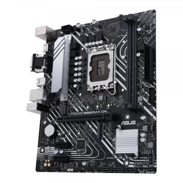 Материнская плата ASUS PRIME B660M-K D4 LGA1700 mATX 2xDDR4 PCIEx16 2xPCIEx1 2xM.2 HDMI VGA GLAN (90MB1950-M1EAY0)