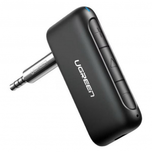 Адаптер UGREEN CM276 (70303) Car&Home Bluetooth 5.0 Receiver Audio Adapter. Цвет: черный