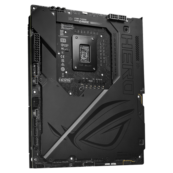 Материнская плата ASUS ROG MAXIMUS Z890 HERO BTF LGA1851 ATX 4хDDR5 PCIEx16 PCIEx4 PCIEx1 6xM.2 2xThunderbolt USB-C HDMI 2.5GLAN 5GLAN Wi-Fi 7