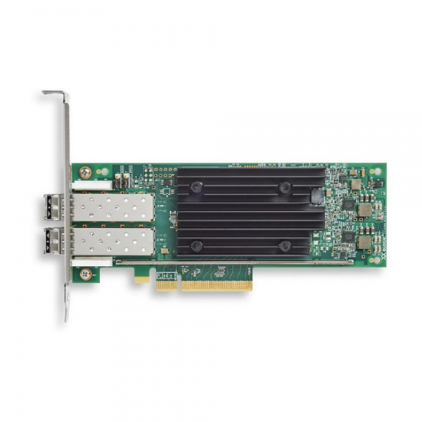 Сетевой адаптер Qlogic QLE2772-SR-SP (MA2810401-В0 А) 32Gb/s FC HBA, 2-port, PCIe v4.0 x8, LowProfile, LC SR MMF, В комплекте две планки (LP + FH)