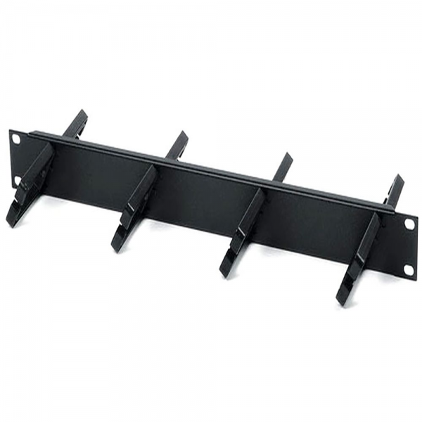 Кабельный организатор с пластиковыми кольцами Hyperline CM-2U-PL-DBL , двухсторонний, 19", 2U