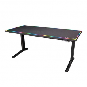 Игровой стол Thermaltake Bad Pack Gaming Desk Level 20 BattleStation Black, Electric,RGB, none Black, Electric,RGB, none