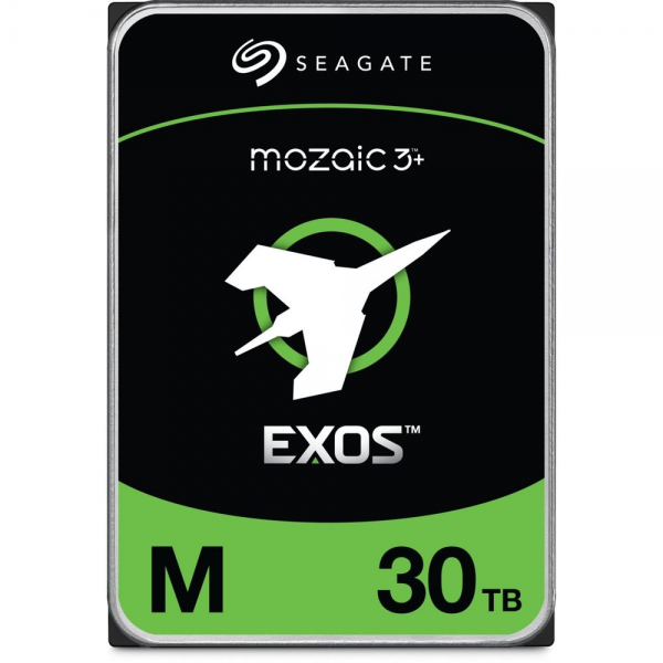 Жесткий диск серверный Seagate 3.5" 30TB Seagate Exos M SATA 6Gb/s, 7200rpm, 512MB, 512e, CMR, Mozaic 3+, Bulk