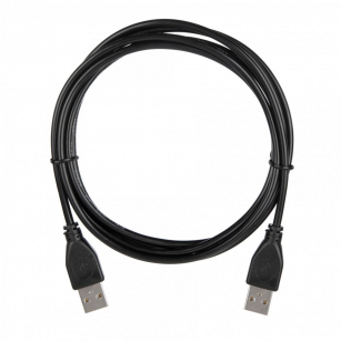 Кабель ACD-U2AAM-30L |ACD-U2AAM-30L| USB 2.0, A male - A male, ТТХ: |ACD-U2AAM-30L| (7/0.12BC+PE)*1P+(7/0.12BC+PE)*2C+7/0.12BC+AL+PVC OD4.0, Черный, 3мm (742033)