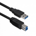 Кабель ACD-U3ABM-20L |ACD-U3ABM-20L| USB 3.0, A male - B male, ТТХ: |ACD-U3ABM-20L| (7/0.12BC+HDPE)*1P+|(7/0.12BC+HDPE)*2C+7/0.12BC+AL|*2P +7/0.16BC*2C+AL+7/0.12BC+B(80/0.12AL)PVC5.5, Черный, 2м (742088)