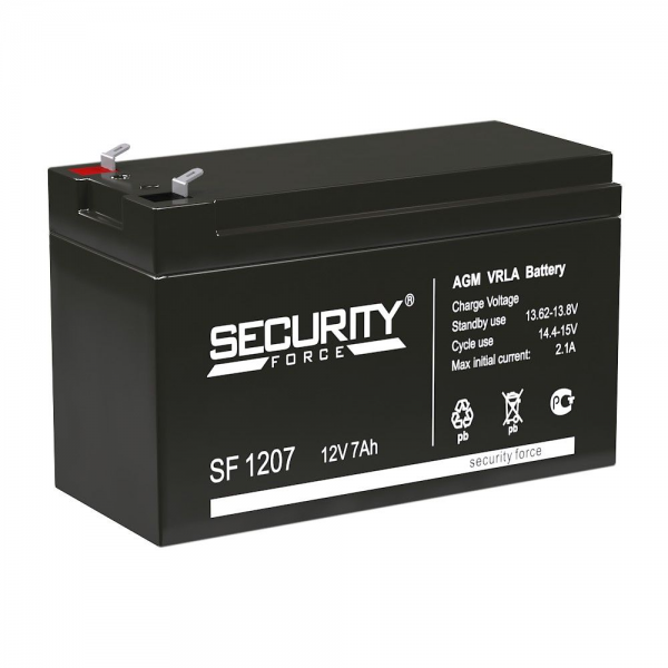 Аккумуляторная батарея DELTA Secuirity Force SF 1207