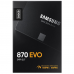 Твердотельный накопитель SSD Samsung 870 EVO MZ-77E500 500GB 2.5" Client SATA 6Gb/s, 560/530, MTBF 1.5M, 3D V-NAND TLC, 512MB, 300TBW, 0,33DWPD, RTL (545924)