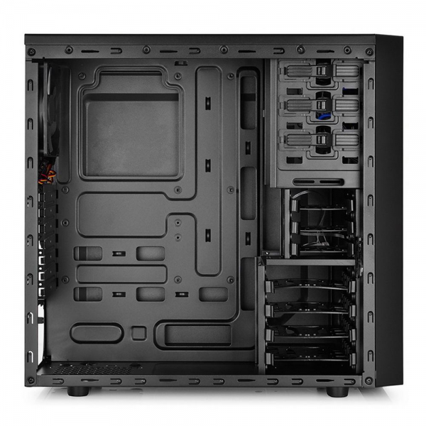 Корпус Deepcool TESSERACT BF (ATX, Black-Blue, CPU 169mm, VGA 310mm, 1 x USB3.0, 1 x USB2.0, Audio x 1, Mic x 1, «Ext. 5.25»x 2, Int. 3.5»x4, 2.5»x3, Rear fan 120mm, W/O PSU) (712220)»