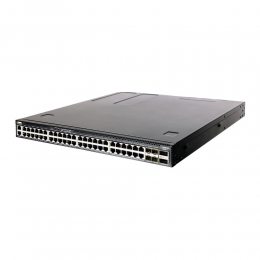 Коммутатор Edge-corE 4630-54PE-O-AC-F Edge-corE AS4630-54PE, 48-Port GE RJ45 port PoE++, 4x25G SFP+, 2 port 100G QSFP28 for stacking, Broadcom Trident 3, Dual-core Intel Denverton CPU, dual AC 1200W PSUs and 2 + 1 Fan Modules with port-to-power airflow, 2