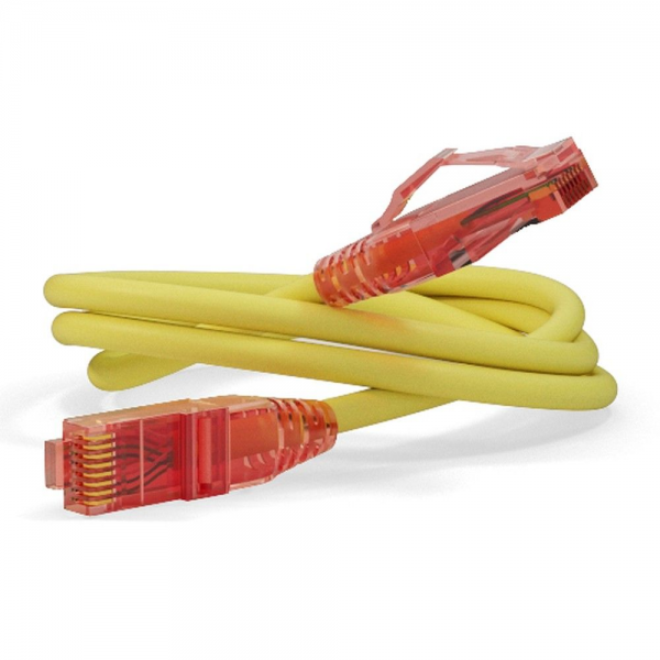 Кабель Hyperline PC-LPM-UTP-RJ45-RJ45-C5e-2M-LSZH-YL Патч-корд U/UTP, Cat.5e (100% Fluke Component Tested), LSZH, 2 м, желтый (PC-LPM-UTP-RJ45-RJ45-C5e-2M-LSZH-YL) (038999) {200}