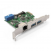 Контроллер Exegate EX290278RUS Контроллер сетевой ExeGate EXE-362 (PCI-E x1 v2.0, 2*USB3.0 ext. + 1*USB3.0 int. + LAN UTP 1000Mbps, разъем доп.питания, Chipset VL805 + RTL8153B)