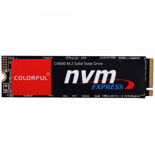 Твердотельный накопитель SSD Colorful M.2 2280 256GB CN600 Client SSD PCIe Gen3x4 with NVMe, 3000/1000, MTBF 2M, 3D NAND, 80TBW, RTL