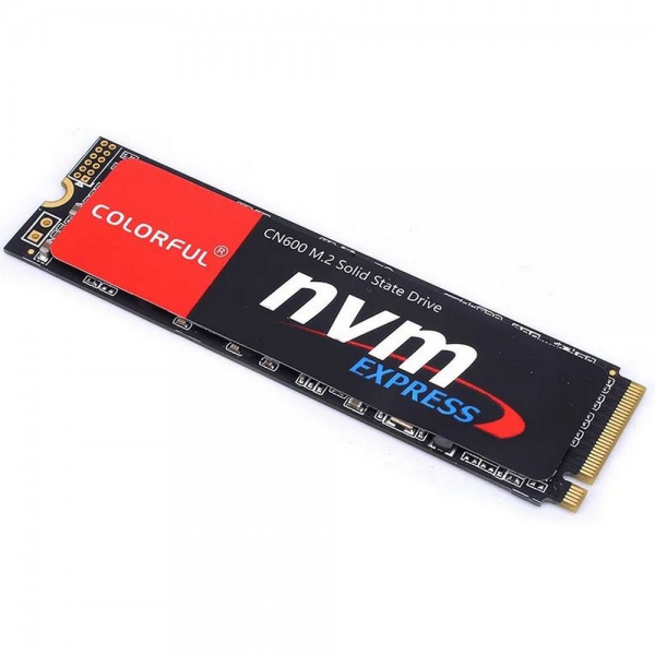 Твердотельный накопитель SSD Colorful M.2 2280 256GB CN600 Client SSD PCIe Gen3x4 with NVMe, 3000/1000, MTBF 2M, 3D NAND, 80TBW, RTL