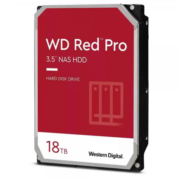Жесткий диск WD Red™ Pro WD181KFGX 18ТБ 3,5" 7200RPM 512MB (SATA-III) NAS