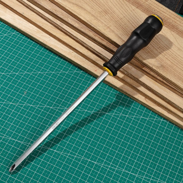 Крестовая отвертка со сквозным хвостовиком (ударная) Deli DL627008 PH3x200