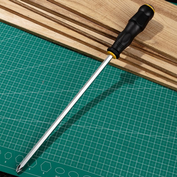 Крестовая отвертка со сквозным хвостовиком (ударная) Deli DL627010 PH3x250