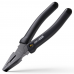 Пассатижи Deli Home Series Black HT2007 180мм, эксклюзивный дизайн, рукоятка из высококачественного софттач пластика