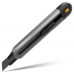 Технический нож "Home Series Black" Deli HT4018 ширина лезвия 18мм, эксклюзивный дизайн, корпус из высококачественного софттач пластика