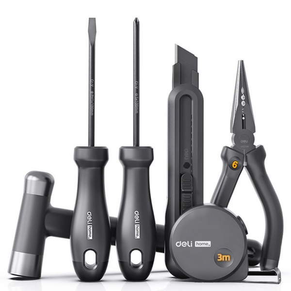 Набор ручного инструмента Home Series Black Deli HT0006 6 предметов