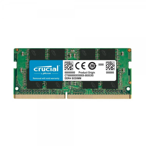 Модуль памяти Crucial CT16G4SFS832A 16GB DDR4 3200 SO DIMM Non-ECC, CL22, 1.2V, SRx8, OEM {100}