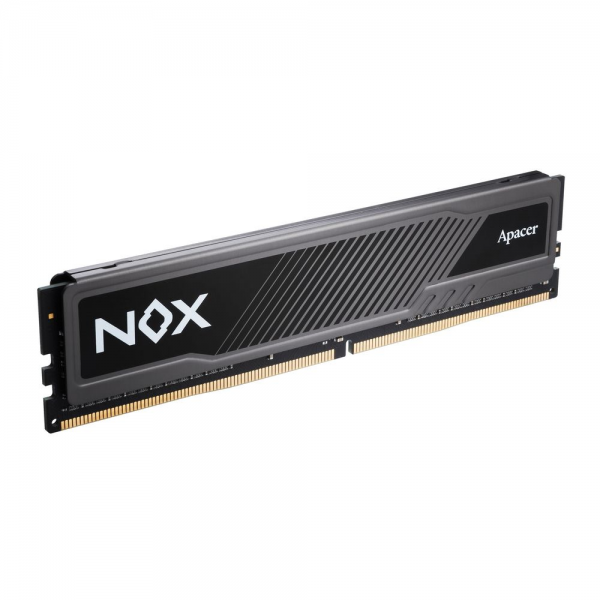 Модуль памяти Apacer NOX Black Gaming Memory AH4U16G32C28YMBAA-1 16GB DDR4 3200 DIMM Non-ECC, CL16, 1.35V, Intel XMP 2.0, Heat Sink, RTL
