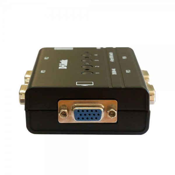Переключатель консоли (KVM) D-Link DKVM-4K/B3A 4-портовый KVM-переключатель с портами VGA и PS/2