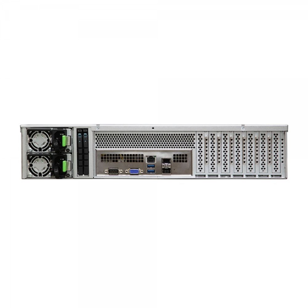 Корпус AIC RSC-2ET_XE1-2ET00-19 Bad Pack 2U 12xSATA/SAS HS 3,5/2,5" universal bay + 2x2,5" 7mm rear HS bay, up to 12(W) x 13(D) E-ATX, modified 1x12G 12-port passive BP with 4xNVMe (U.2) support, 3x 80x38mm fan (middle), 800W 1+1 redundant 80+ Platinum, 2