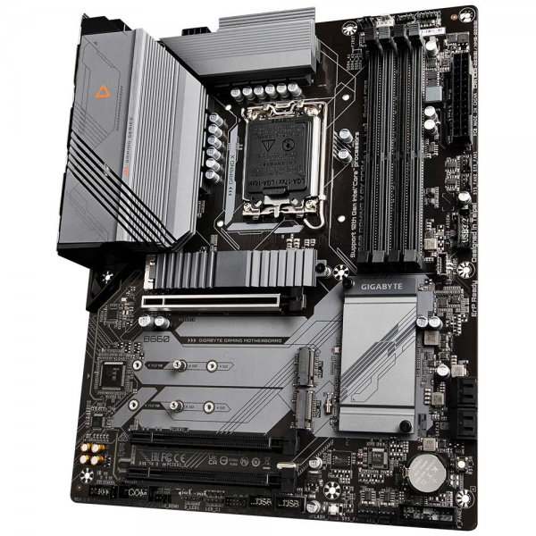 Материнская плата Gigabyte B660 GAMING X AX DDR4, Socket 1700, Intel®B660, 4xDDR4-3200, HDMI+DP, 3xPCI-Ex16, 4xSATA3(RAID 0/1/5/10), 3xM.2, 8Ch Audio, 2,5GbLan, WiFi, (4+4)xUSB2.0, (4+2)xUSB3.2, (0+1)xUSB3.2 Type-C™, ATX, RTL {}
