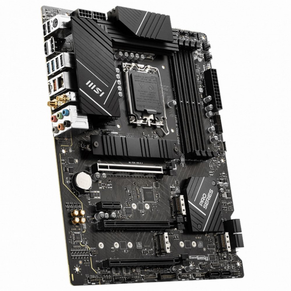 Материнская плата MSI PRO Z790-P WIFI Z790, LGA1700, 4*DDR5, 3*PCIEx16, 1*PCIEx1, 4*M.2, 2*TypeC, 1*USB3.2Gen2, 6*USB3.2Gen1, 16*USB2.0, 6*SATA3.0, 2.5G, DP, HDMI, ATX, RTL