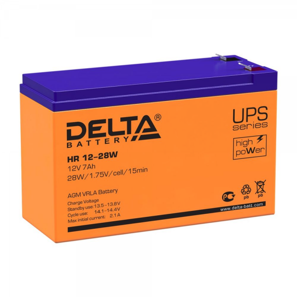 Аккумуляторная батарея Delta HR HR 12-28 W