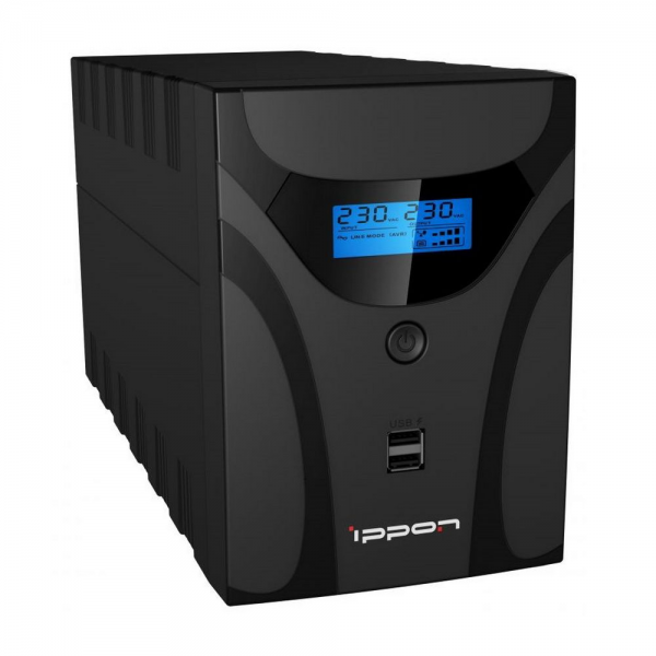 Источник бесперебойного питания Ippon Smart Power Pro II 1600 Line-Interactive 960W/1600VA (803638)