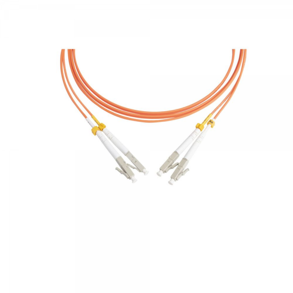 Кабель Hyperline FC-D2-50-LC/PR-LC/PR-H-10M-LSZH-OR Патч-корд волоконно-оптический (шнур) MM 50/125, OM2, LC-LC, 2.0 мм, duplex, LSZH, 10 м (002396)