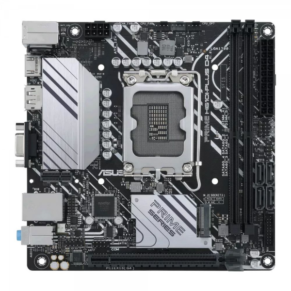 Материнская плата ASUS PRIME H610I-PLUS D4-CSM LGA1700 mini-ITX 2xDDR4 PCIEx16 M.2 DP HDMI VGA GLAN (90MB1B20-M0EAYC) (755753)