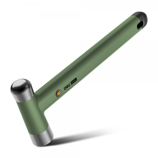 Молоток Deli Home Series Green HT7008L вес бойка 250гр, эксклюзивный дизайн, рукоятка из высококачественного софттач пластика