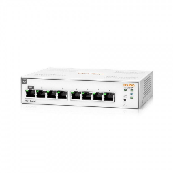 Коммутатор HPE JL810A HPE Aruba Instant On 1830 8G Web-managed fanless Switch