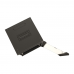 Шкаф HyperlineTWB-0645-GP-RAL9004 настенный 6U, 367x600х450мм, стеклянная дверь с перфорацией по бокам, ручка с замком, цвет черный (RAL 9004) (разобранный)