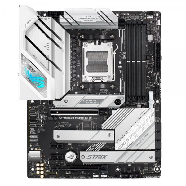 Материнская плата ASUS ROG STRIX B650-A GAMING WIFI AM5 ATX 4xDDR5 2xPCIEx16 2хPCIEx1 3xM.2 2xUSB-C DP HDMI 2.5GLAN Wi-Fi 6 (90MB1BP0-M0EAY0)