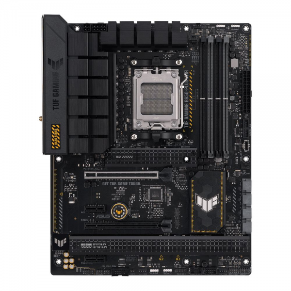 Материнская плата ASUS TUF GAMING B650-PLUS WIFI AM5 ATX 4xDDR5 2xPCIEx16 2хPCIEx1 3xM.2 2xUSB-C DP HDMI 2.5GLAN Wi-Fi 6 (90MB1BZ0-M0EAY0)