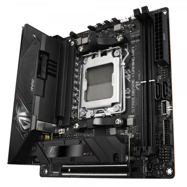 Материнская плата ASUS ROG STRIX B650E-I GAMING WIFI AM5 mini-ITX 2xDDR5 PCIEx16 2xM.2 2xUSB-C HDMI 2.5GLAN Wi-Fi 6E (90MB1BI0-M0EAY0)