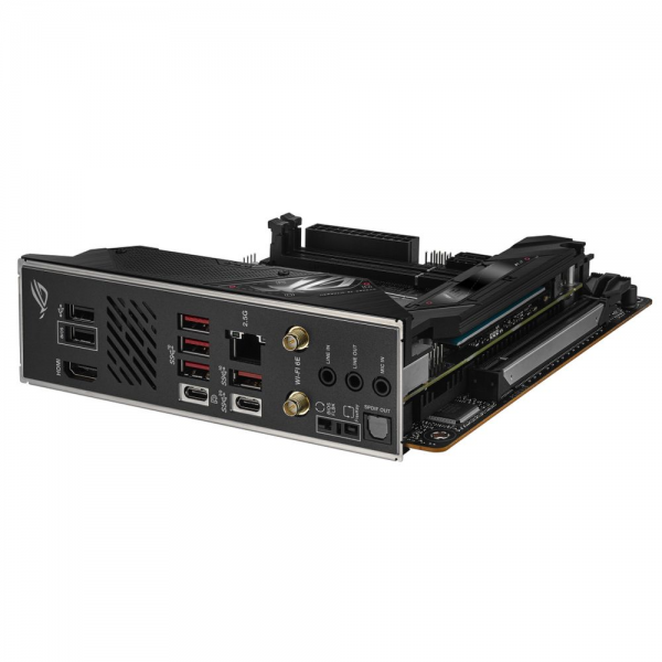 Материнская плата ASUS ROG STRIX B650E-I GAMING WIFI AM5 mini-ITX 2xDDR5 PCIEx16 2xM.2 2xUSB-C HDMI 2.5GLAN Wi-Fi 6E (90MB1BI0-M0EAY0)