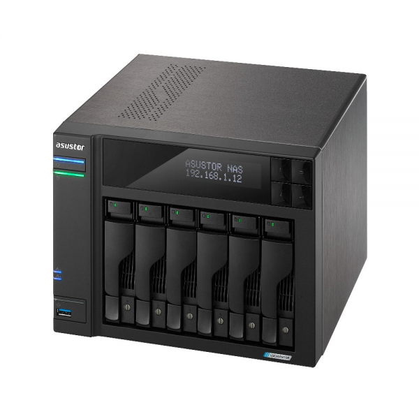 Платформа СХД ASUSTOR AS6706T 6 Bay (Max.14) 4xM.2 2x2.5GLAN 8GB (Max.16GB) DDR4 2xUSB HDMI (90IX01N1-BW3S60)