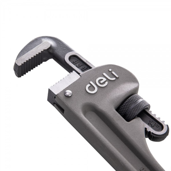 Трубный ключ Стиллсона облегченный Deli DL105014 320мм, максимальное открытие 48мм, Cr-Mo + углеродистая сталь