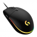 Мышь игровая Logitech G102 LIGHTSYNC Black |910-005808| черная, оптическая, 200-8000dpi, 2.1м USB 2.0, 6 программируемых кнопок, RGB подсветка, под обе руки