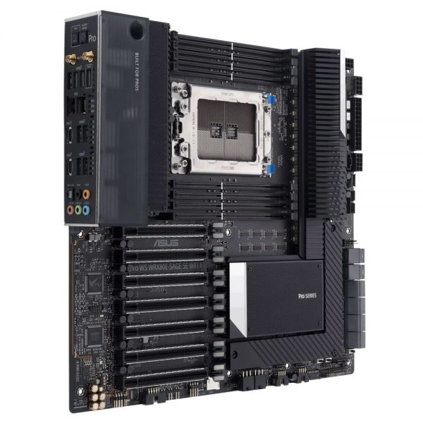 Материнская плата ASUS PRO WS WRX80E-SAGE SE WIFI II SWRX8 EATX 8xDDR4 7xPCIEx16 3xM.2 2xUSB-C 2x10GLAN Wi-Fi 6E