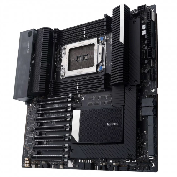 Материнская плата ASUS PRO WS WRX80E-SAGE SE WIFI II SWRX8 EATX 8xDDR4 7xPCIEx16 3xM.2 2xUSB-C 2x10GLAN Wi-Fi 6E