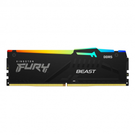 Модуль памяти Kingston 16GBDDR5 5600 DIMM FURY Beast RGB XMP Gaming Memory KF556C40BBA-16 Non-ECC,  CL40, 1.25V, 1RX8 40-40-40  288-pin 16Gbit, RTL