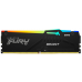 Модуль памяти Kingston 16GBDDR5 5600 DIMM FURY Beast RGB XMP Gaming Memory KF556C40BBAK2-16 Non-ECC, CL40, 1.25V, (Kit of 2) 1RX16 40-40-40 288-pin 16Gbit, RTL