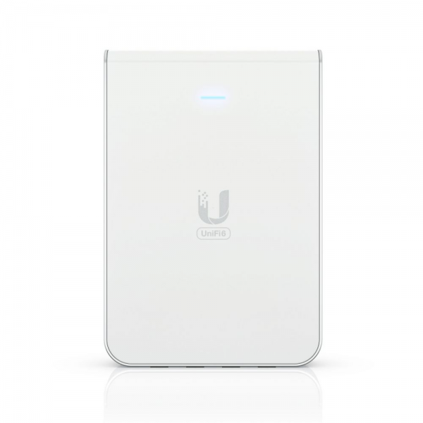 Точка доступа Wi-Fi Ubiquiti UniFi 6 AP In-Wall |U6-IW| Точка доступа 2,4+5 ГГц, Wi-Fi 6, 4х4 MU-MIMO, 5х 1G RJ45