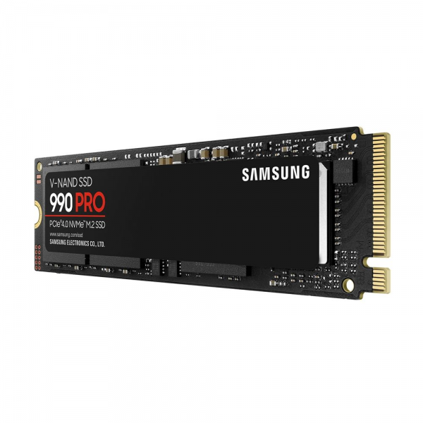 Твердотельный накопитель SSD Samsung 990 PRO Black M.2 2280 MZ-V9P1T0BW 1TB Client SSD PCI-E 4.0 x4, V-NAND 3-bit MLC, 7450/6900, 600TBW